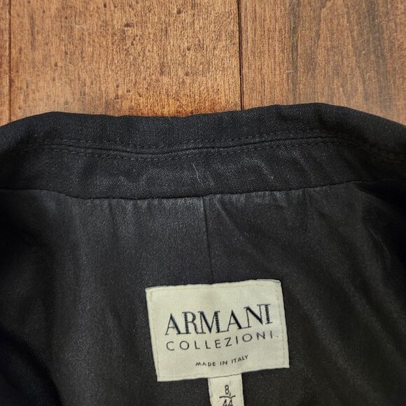 Armani Collezioni women's black blazer in size 8 - Picture 5 of 9